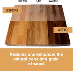 Applying Furniture Clinic Danish Oil to a kitchen worktop