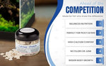 Aquatic shrimp eating Katsaquatics protein supplement