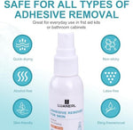 Removing medical tape from skin using Luanerl adhesive spray