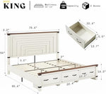 AMERLIFE 6-drawer dresser and 5-drawer tall chest featuring thick plank feet styling