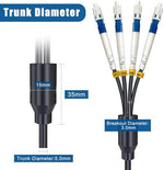 Direct burial armored fiber optic cable packaging
