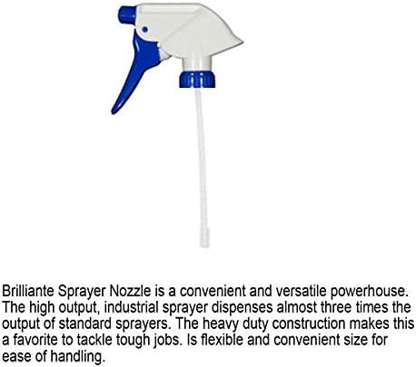 Brillianté manual sprayer bottle with drip-dry formula label for crystal maintenance