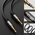 Kxable 25ft male to male audio cable with cable ties
