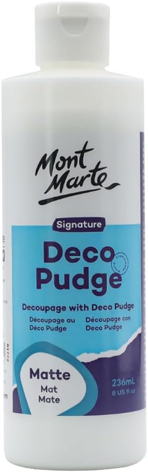 Mont Marte Deco Pudge craft varnish front view bottle