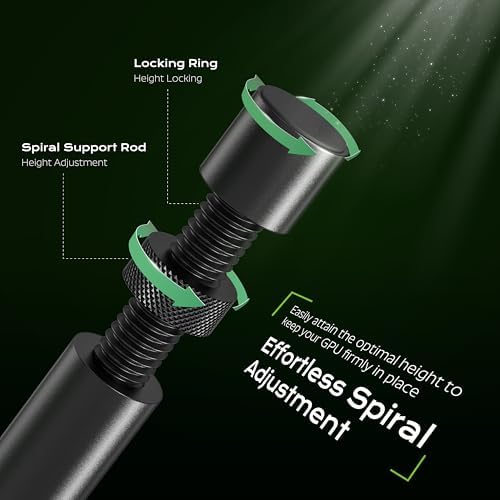 All aluminum construction computer hardware protection accessory for heavy graphics cards