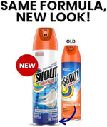 Shout oil and grease stain remover foam for motor oil and cooking stains