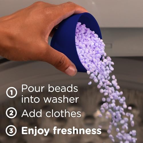 Authentic Downy Infusions Calm packaging featuring lavender and vanilla bean design
