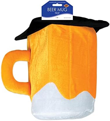 Beistle beer mug hat top view