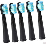 Pistro replacement toothbrush heads 15 pack front view for sonic cleaning