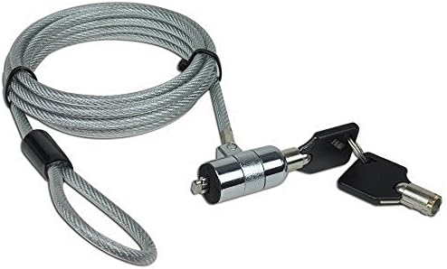 Dual package configuration demonstrating the two sets of notebook security cables for office desk mounting.