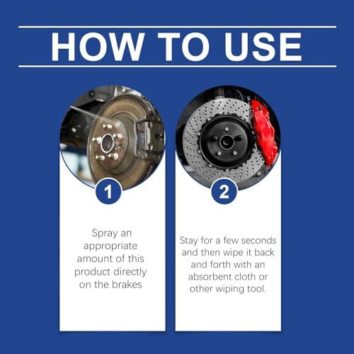 Removing brake dust with generic parts cleaner spray