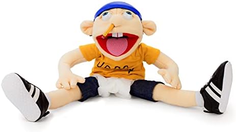 SML Jeffy puppet wearing blue helmet and yellow shirt