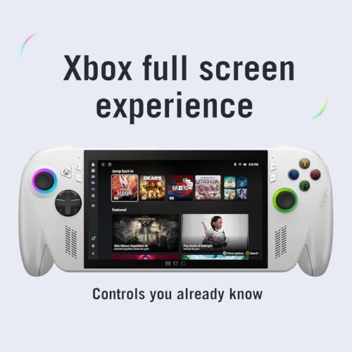 ASUS ROG Xbox Ally close up of buttons and d pad layout