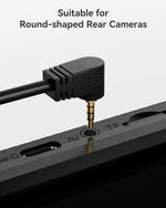 Close-up of the 4-pin female connector on the long rear camera replacement wire.