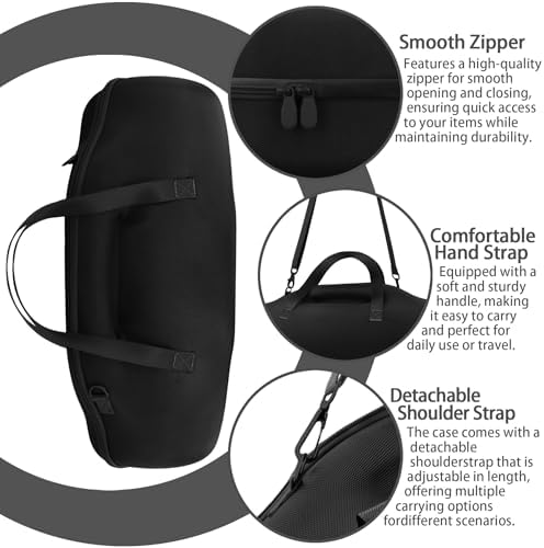 Co2CREA shockproof water resistant travel bag for outdoor portable bluetooth speaker system protection