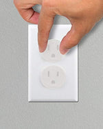 Transparent electrical socket protectors for child safety