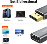 Side view of IIABC compact DisplayPort male to HDMI female hardware