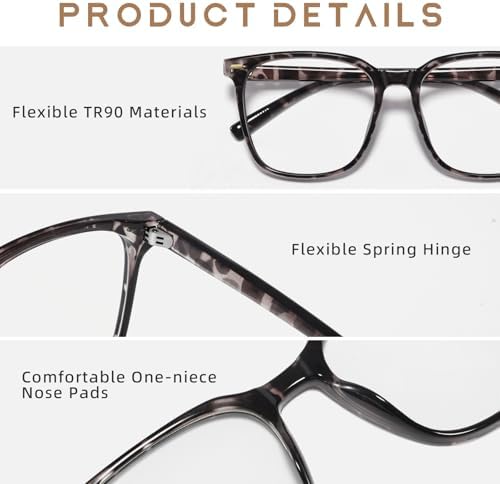 Protective MACJERO UV400 anti-glare monitor glasses showcasing the durable frame hinge structure