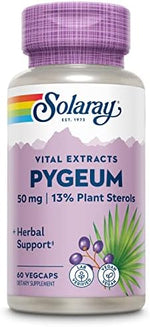 Solaray Pygeum Africanum Extract, 60 Caps 50 mg - Image 2