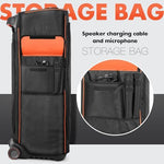 LEFOR·Z speaker protective sleeve folded flat demonstrating lightweight space saving storage