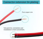 Demonstration of the thick 14AWG flexible insulation jacket on the surveillance power cable.
