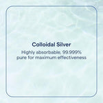 Trace Minerals Colloidal Silver 16 fluid ounce bottle showing ingredient label