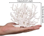 Shatterproof resin coral reef structure for aquatic pet shelter