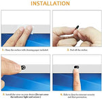 Comparison of sleek metal webcam slider versus messy electrical tape on an iMac screen.