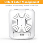 Three pack of Mamerry wall mounts for eero pro 7 with included mounting screws and wall anchors