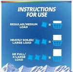 Purex deep cleaning 4-in-1 fabric care laundry capsules storage details