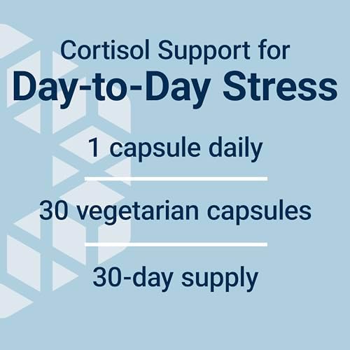 Life Extension Cortisol Stress Balance vegetarian capsules in a bottle
