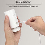 ALERTCAM security camera power supply package including adapter head and long flat charging cord