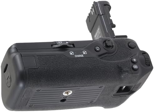 JLWIN vertical battery holder attached underneath a compatible mirrorless camera body showing ergonomic alignment.