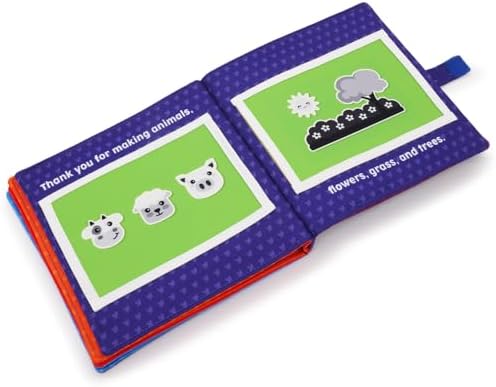 Urban Kiddy personalized baby book holding family photos.