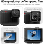 AAIOOEA protective silicone rubber case with lanyard attached to action camera