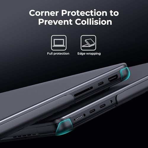 BlueSwan hard shell protective cover bottom view highlighting 1 to 1 heat dissipation ports