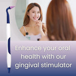 Ergonomic handle of gingival stimulator tool