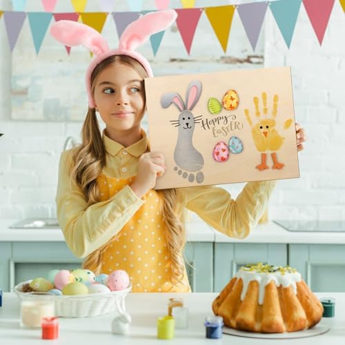 Wonderjune baby holiday keepsake board placed next to seasonal basket stuffers for newborn photoshoot prop inspiration