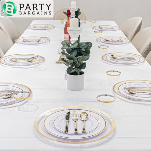 Close up of 3-ply paper and plastic texture on white tablecloth