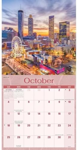 Carousel Calendars, City Skylines 2026 Wall Calendar - Image 5