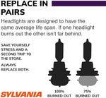 Sylvania 9003 automotive replacement bulb twin pack showing the two high beam and low beam replacement lamps
