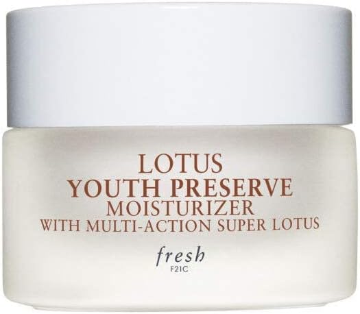 Fresh Mini Lotus Youth Preserve Moisturizer 15ml front jar view USA imported skincare