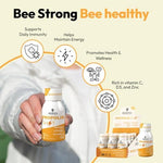 Bee And You propolis shot ingredients list and nutritional label