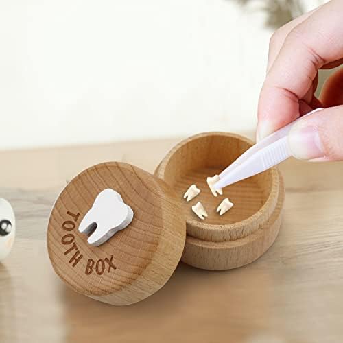 Free-Space wooden tooth fairy gift box packaging