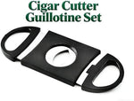 2-Piece Cigar Cutter Set – Plastic & Stainless Steel Guillotine Cutters for Precise Trimming - Image 6