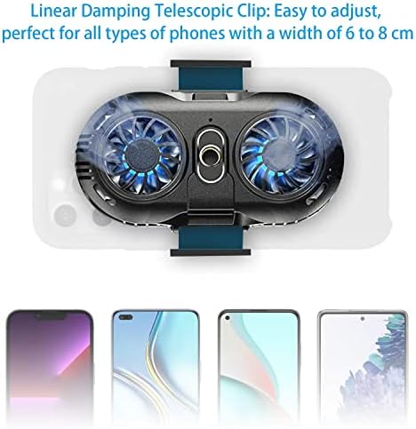 Neveika Cellphone Radiator with linear damping telescopic clip extended for smartphone mounting