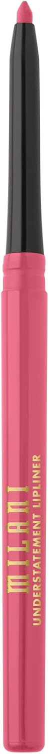 Precision tip retractable pink liner pencil for seamless everyday lip makeup routines.