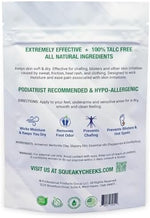 Squeaky Sticks -Active Blend, Talc-Free, All Natural Convenient Single-Use Powder Sachets for Travel, Outdoors & On-the-Go Freshness Relief from Chafing Sweat and Odor (6g X 10 pack) - Image 5