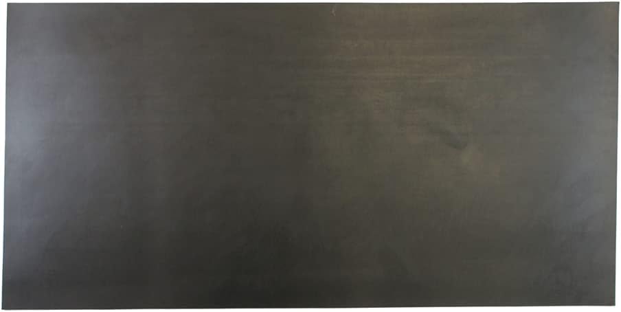 Close-up of 1/8 inch thickness profile on E. James rubber sheet