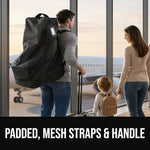 Gorilla Grip car seat bag folded for compact storage